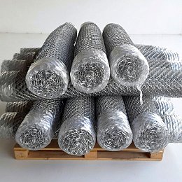 Сетка плетеная 50х50 1.7 мм оцинкованная сталь 3