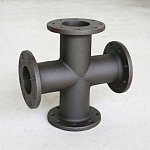 Чугунная крестовина двухплоскостная 100 мм ГОСТ 6942-98