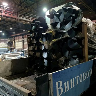 Сваи винтовые лопастные 133х4/500х6-5000 мм