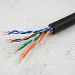 Кабель Hyperline UUTP4-C6-S23-IN-LSLTX-BK-305 Hyperline 444293