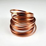 Медная проволока прямоугольного сечения мягкая 10 мм ПММ ГОСТ 434-78